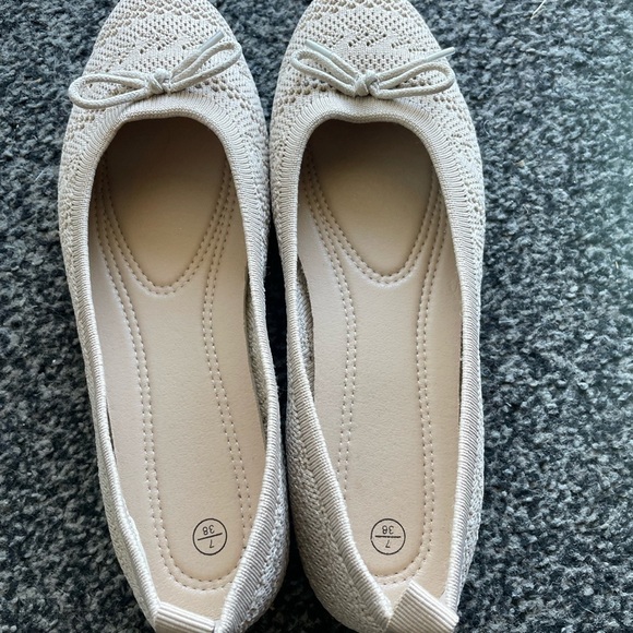 Women’s Ballet Flats Knit Mesh Flats - Picture 7 of 10